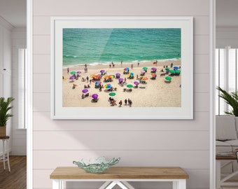 Foto da Praia do Rio de Janeiro | Decoração de Parede para Sala de Estar, Arte de Parede do Brasil, Fotografia Aérea
