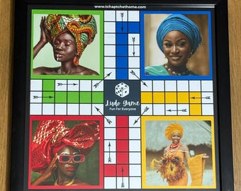 Ludo Game Board | Standard 12"x12" Family Game