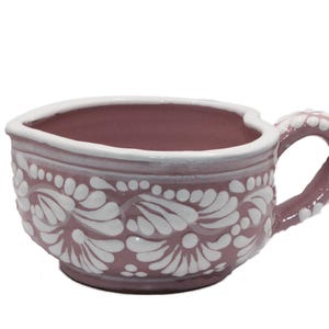 Talavera Heart Coffee Cup Hand Painted 8 oz