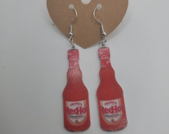 Red Hot Sauce Earrings