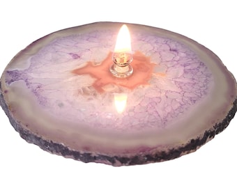 Agate Candle Gift Box – Forever Wick, Wax-Free Oil Lamp