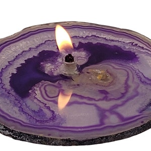 Unique Gift Idea Agate Oil Lamp, perfect gift for her for relaxation and stress relief
