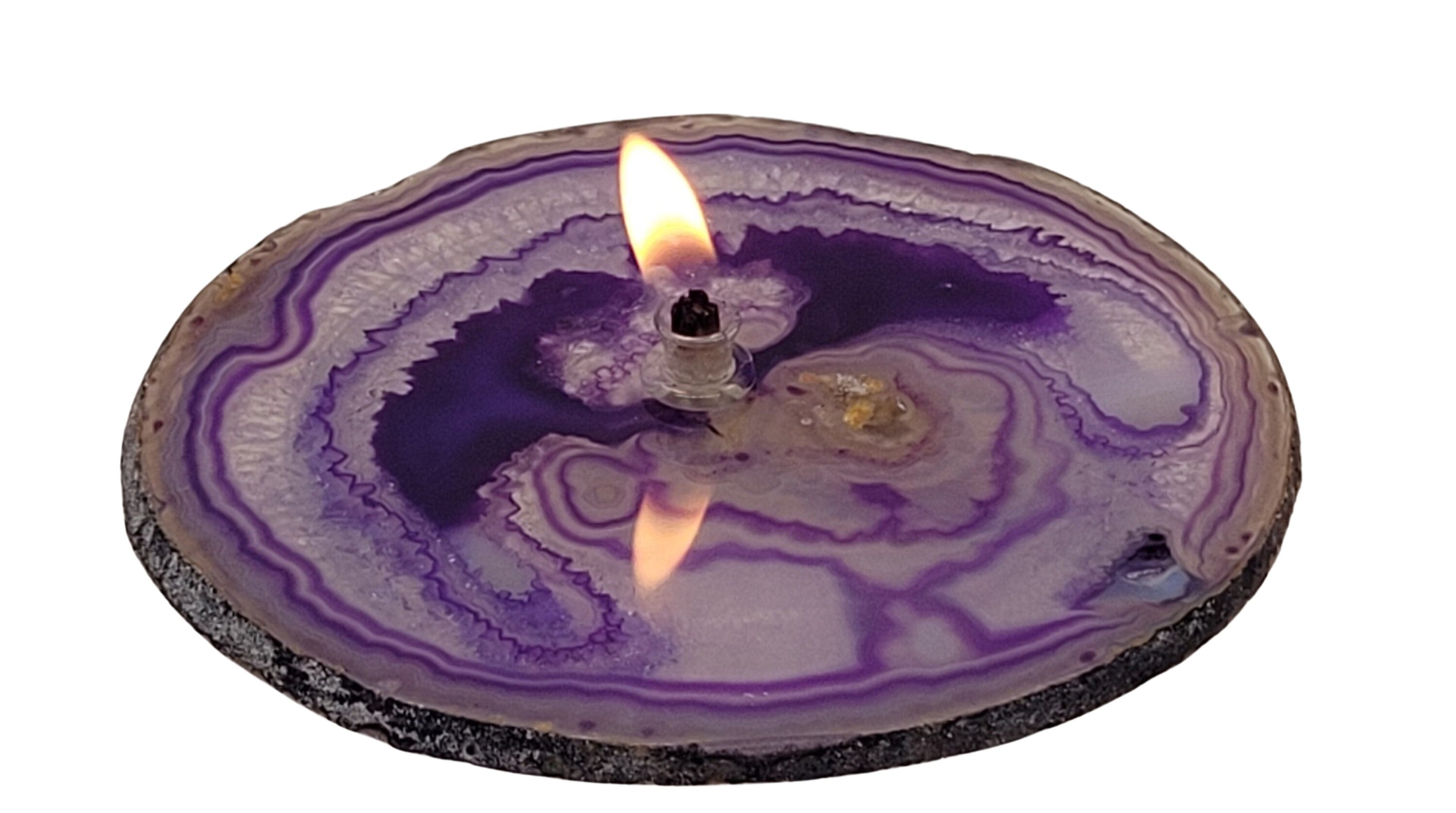 Unique Gift Idea Agate Oil Lamp, perfect gift for her for relaxation and stress relief