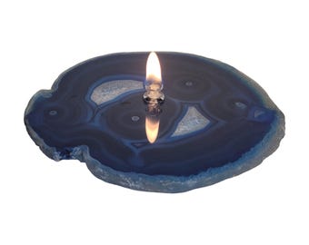 Blue Agate Oil Lamp Gift Box – Forever Wick Candle