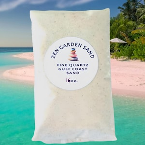 Quartz Sand, White Sand, Fine Sand for Zen Garden,  Incense Sand, Burning Resins, Charcoal Tablet Sand , DIY Craft Sand - 48oz (3lb)