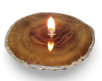 Natural Agate Candle Gift Box – Forever Wick, Wax-Free