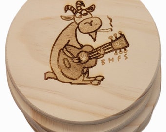 Billy Strings | Jamming Smoking Goat | BMFS |Coasters | Etched | Set of 4 | Wood or Cork