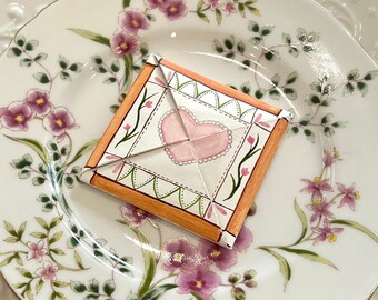 Light Pink Victorian Puzzle Menu/ Card Canva Template