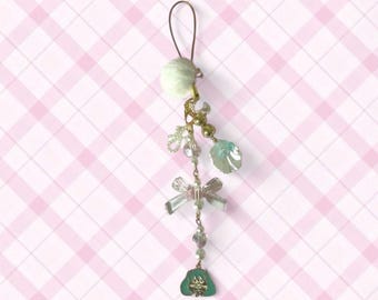Custom Hatsune Miku Charm – Handmade Vocaloid Keychain, Kawaii Anime Gift, Deluxe Bag Clip, Miku Fan Gift, Idol Merch | blue hair twin tails