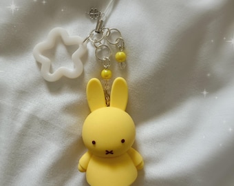 Lemon Meringue Miffie Pastel Yellow Bunnie Charm | trinkets | customized gifts for her | anniversary | gift | desserts inspired | kawaii toy