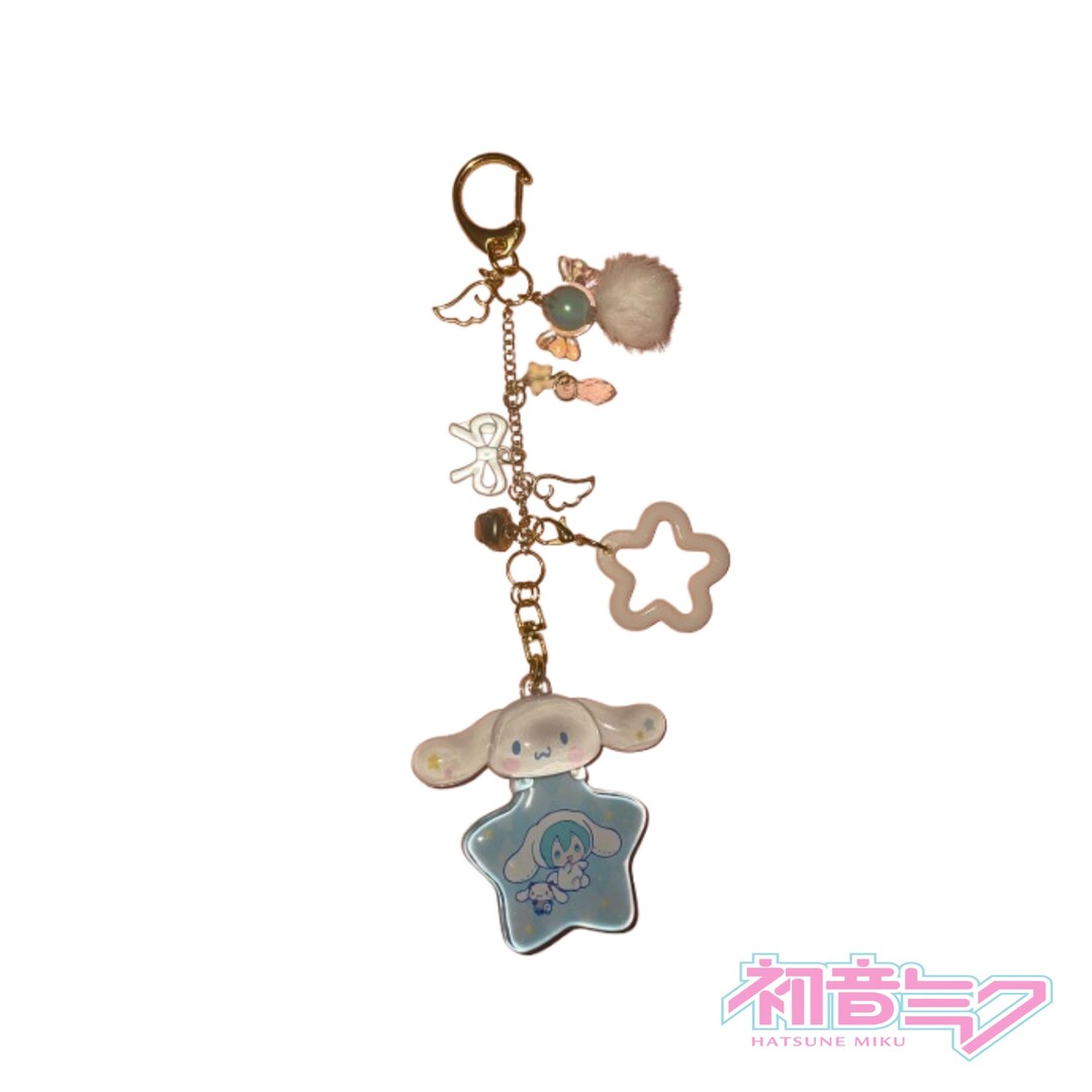 OOAK Hatsune Miku X Cinnamoroll V3 Bag Charm/ Nintendo Switch Case ...