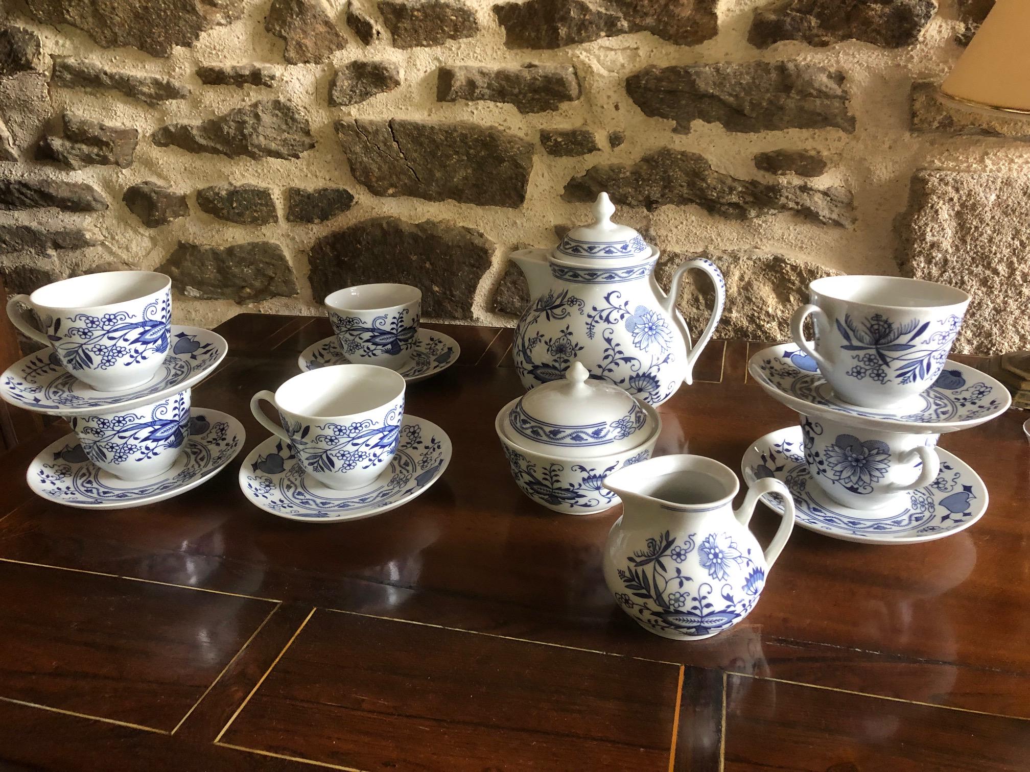 Blue Onion Porcelain From Czech - Etsy