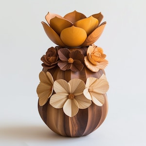 Timeless Handmade Wooden Vases