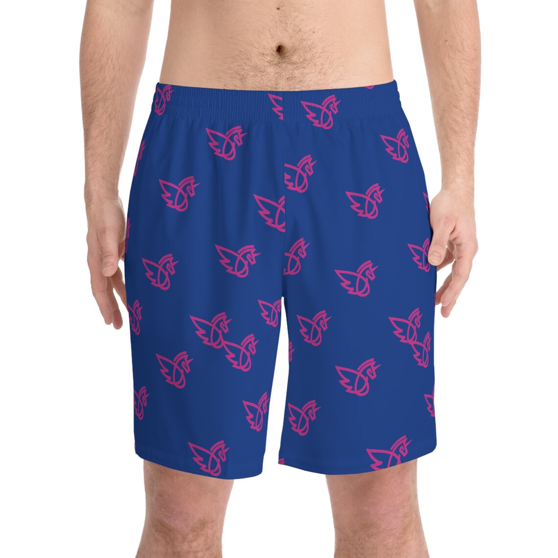 Men's Unicorn Landing Logo Swim Shorts - Etsy