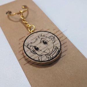 Anime Keychains, Laser Engraved Anime Keychains, Custom Anime Keychains, Anime Accessories, Gifts for Anime Fans