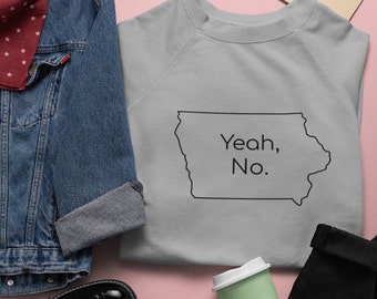 Iowa Yeah, No. Unisex Heavy Blend™ Crewneck Sweatshirt