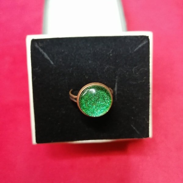 Bague brillante plusieurs couleurs disponibles