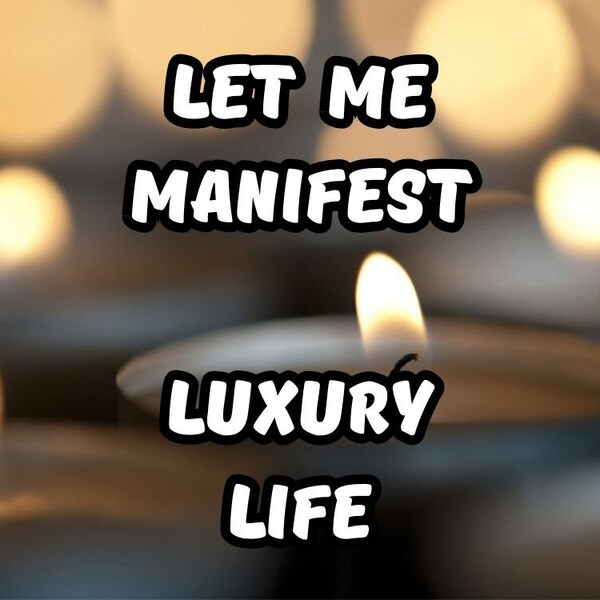 LUXURY Life Manifesting, Money Spell, Wealth, Abundance, Prosperity Ritual, Be Rich, Millionaire Spell, Money Windfall, Money Manifesting