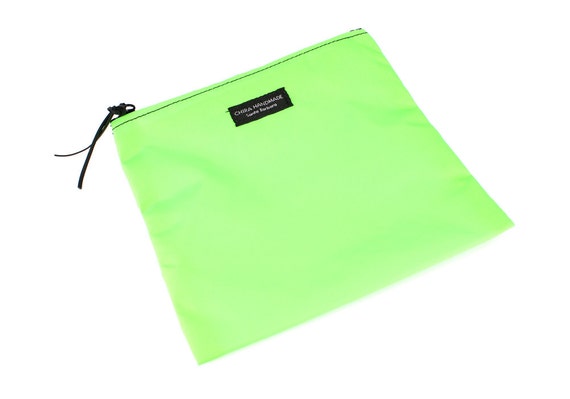 neon green pouch