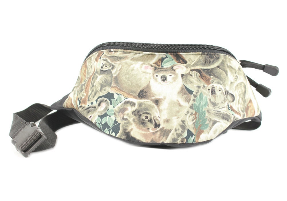 Fanny pack Koala Bear fabric Cute Hip Waist Bag for Etsy