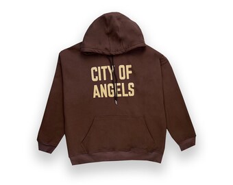 City Of Angels Hoodie Brown