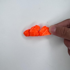 3D Printed Flexi Fish Toy – Articulated Fidget Fish Desk Pet