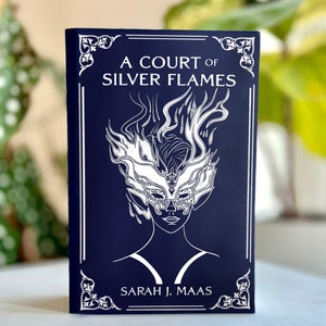 A Court of Silver Flames Rebound Book | Special Edition ACOSF , Handmade, rebind foil cover, limited run, ACOTAR Series