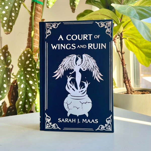 A Court of Wings and Ruin Rebound Book | Special Edition ACOWAR , Handmade, rebind foil cover, limited run, ACOTAR Series