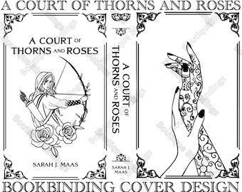 A Court of Thorns Roses ACOTAR Book Cover SVG, Rhysand Feyre Art (Digital Files)