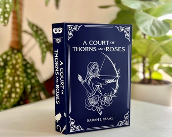 Livro "A Corte de Espinhos e Rosas" rebobinado | Edição especial ACOTAR de Sarah J Maas, feito à mão, capa reencadernada, tiragem limitada, Série ACOTAR