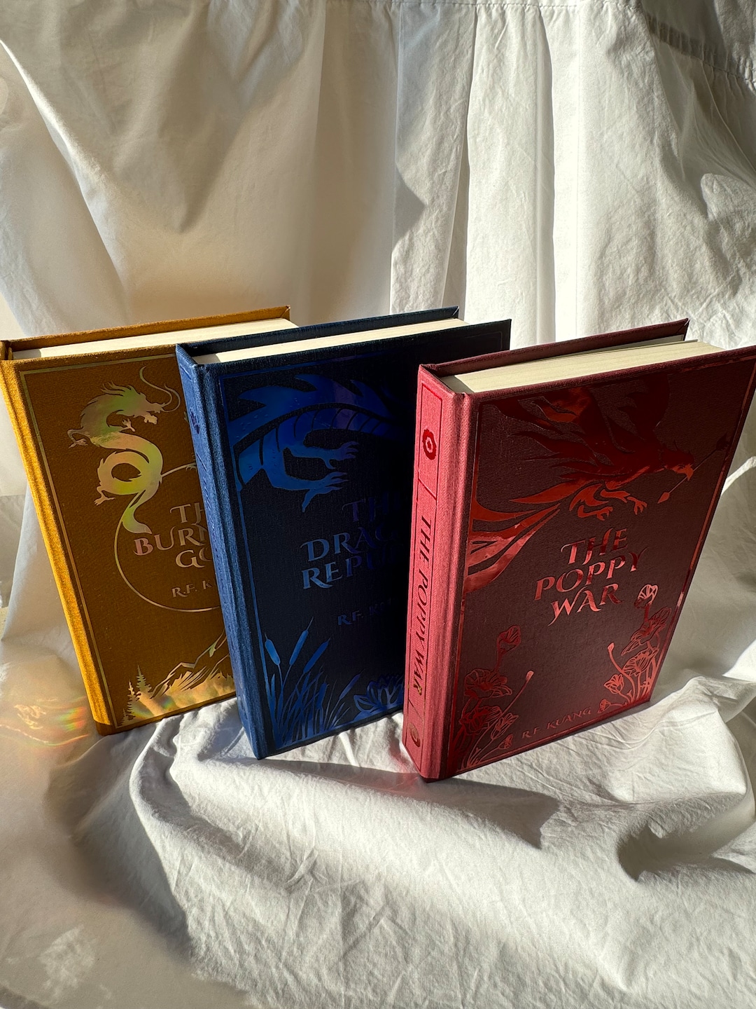The Poppy War TRILOGY SET by R.F. Kuang - Rebind - Etsy