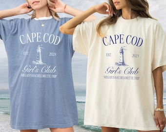 Custom Location Bachelorette Party Shirts, Nautical Bachelorette, Cape Cod Bridal Party Shirts, Girls Club Trip, Coastal Bachelorette, Bach