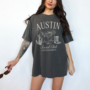 Personalized Austin Bachelorette Shirt, Custom Location Bachelorette, Austin Bridal Party, Girls Club Trip, Desert Bach, Southern Girls Trip image 3