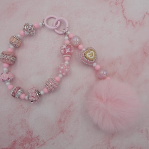 Pretty Pink Mickey Phone Charm Bracelet