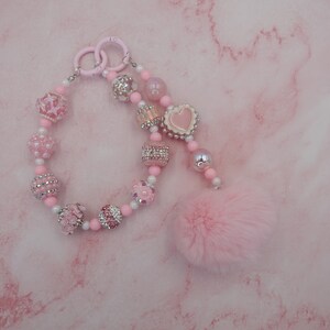 Pretty Pink Mickey Phone Charm Bracelet