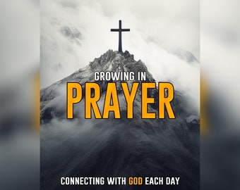 Christian Growing in Prayer Ebook/Workbook Bundle, God, Jesus