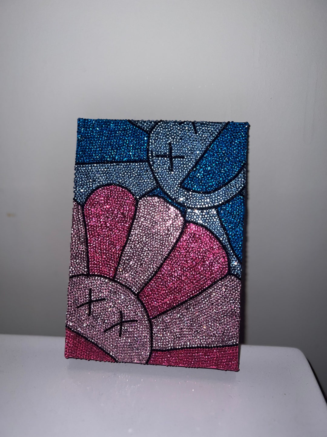 Flower Rhinestone Art - Etsy
