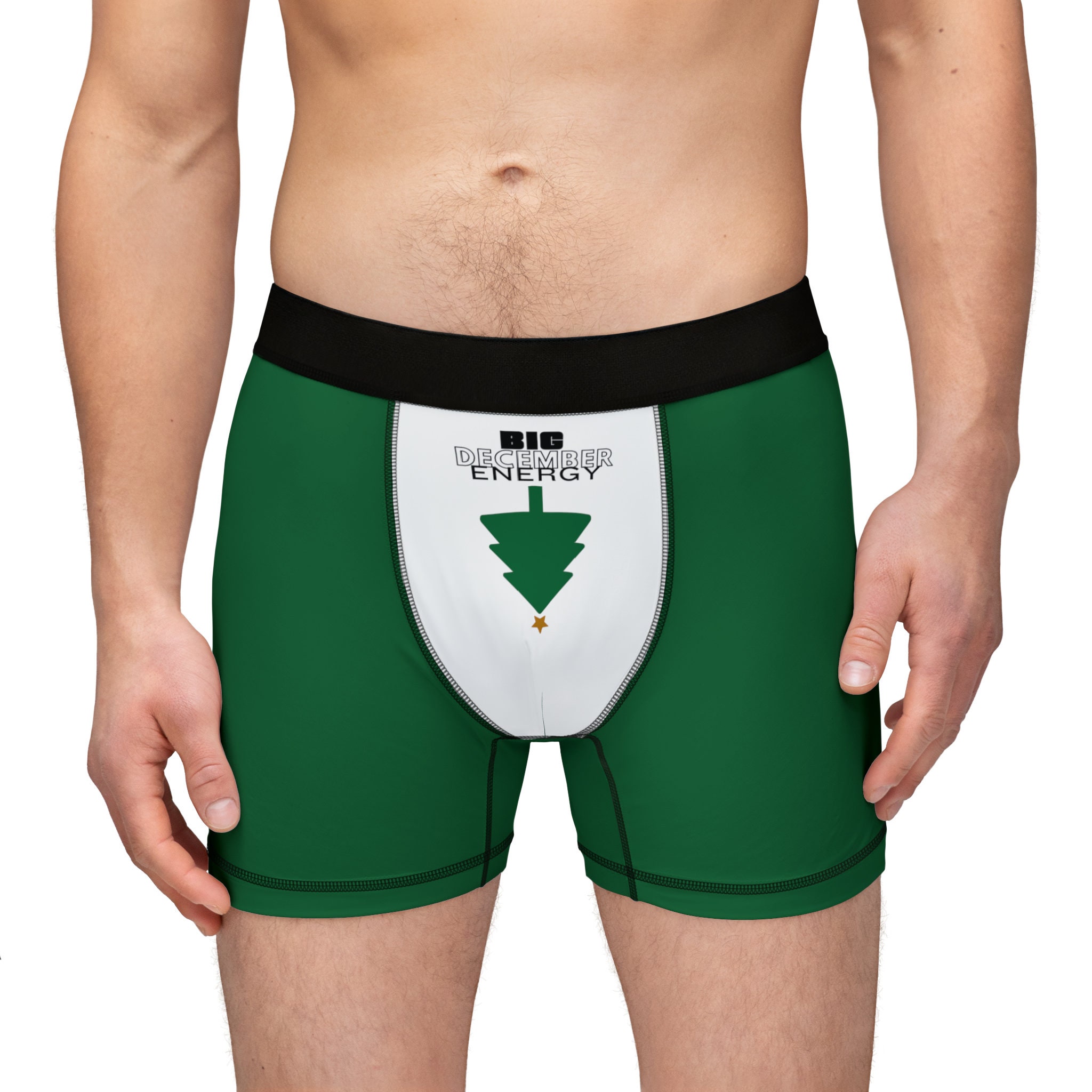 Big Gift Energy Boxer Briefs: Men's Christmas Outfits