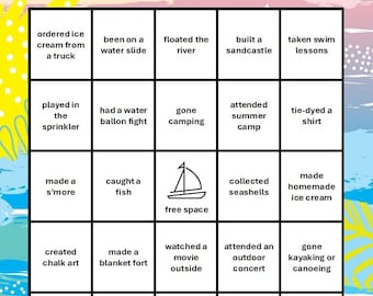 Team Building Activity Get to Know You Bingo Summer Edition