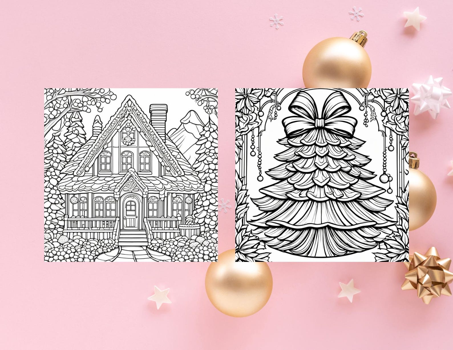 Christmas Coloring Pages for Kids - Printable Fun Coloring Book for ...