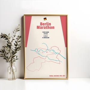 Berlijn | Aangepaste marathonkaart