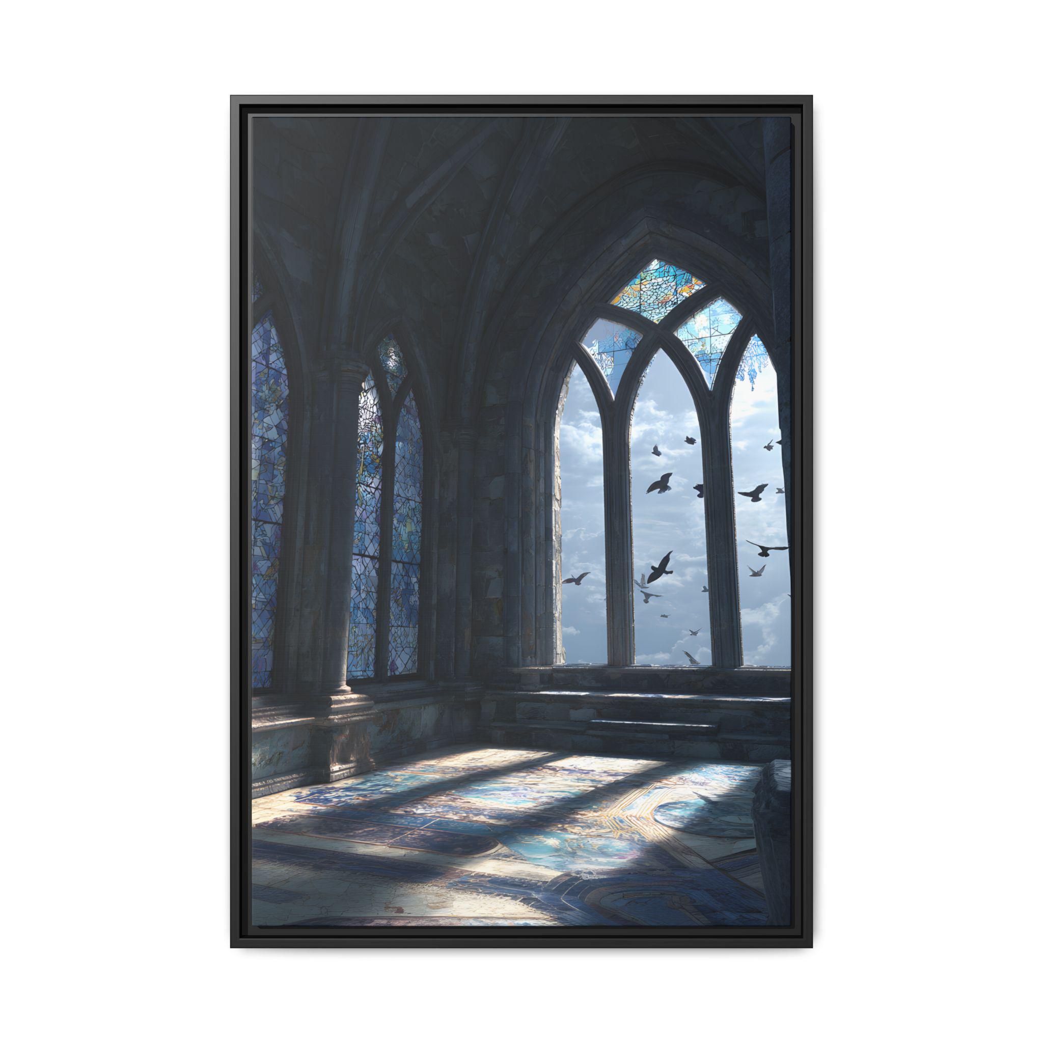 Abandoned Gothic Church Art | Moody Dark Cathedral Prints - Etsy