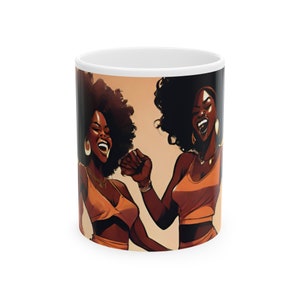 Life Is a Party Ceramic Mug – Fun Christmas Coffee Cup – Holiday Gift for Friends & Coworkers, (11oz, 15oz)
