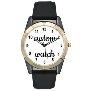40mm Dial, Custom Photo Watch, Personalized Photo Dial, Anniversary/Birthday Gift, Unisex Custom Watch image 2