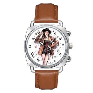 Custom Photo Watches for Women, Unique Gift for Your Best Friend, Personalized Photo Dials, Free Design image 4