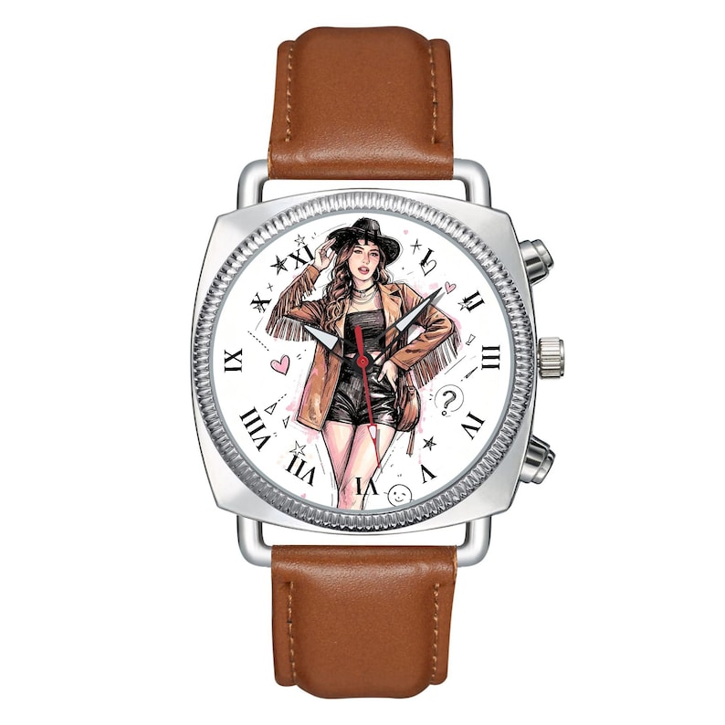 Custom Photo Watches for Women, Unique Gift for Your Best Friend, Personalized Photo Dials, Free Design image 4