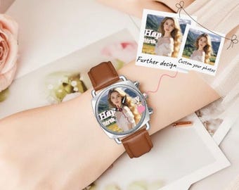 Birthday gifts for best friends, Customized photo watch faces, free design, personalized best friend watches, best friend birthday gifts