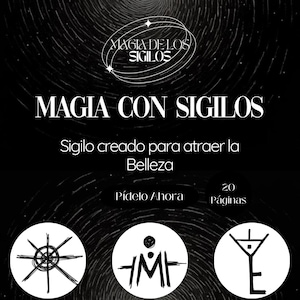 Beauty Sigil | Sigil Magic | Talisman | Seal | Magic Symbol | Beauty | Glow Up | Manifesting | Esotericism | Magic | Ebook