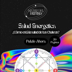 Energy Reading - Health Chakras|Matrix of Destiny|Ebook|Personalized Reading|Matrix of Destiny