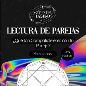 Lectura Compatibilidad de Pareja|Matriz del Destino|Ebook|Lectura del Destino|Lectura de Pareja